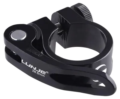 Productafbeelding van Fietszadelklem van aluminiumlegering, 34,9 mm, met snelsluiting, geschikt voor zadelpennen