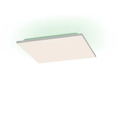 Produktbild von JUST LIGHT Deckenlampe GUSTAV 45x45cm RGB Backlight, CCT-Farbtemperaturwechsel, Dimmbar Fernbedienung weiß Wohnräume, z.B. Wohnzimmer, Esszimmer, Schlafzimmer, Kinderzimmer, Flur, Arbeitszimmer