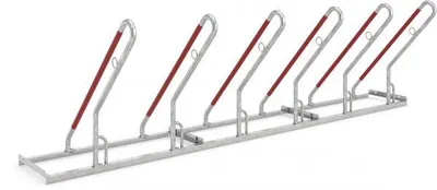 Produktbild von Dreifke® Fahrrad Anlehnparker Bergen XL 1000 | sicherer Anlehnbügel auch für ... für 6 Fahrräder