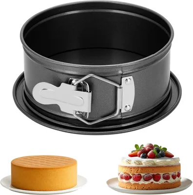 Obrázok produktu pre Forma na tortu s odnímateľným dnom, okrúhla, priemer 15 cm, s nepriľnavým povrchom, vhodná na pečenie tort