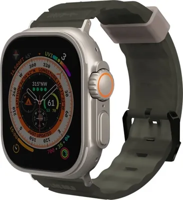 Immagine prodotto di Skinarma Shokku cinturino per Apple Watch 49/45/44Mm oliva/oliva scura