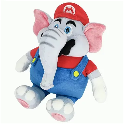 Produktbild von Super Mario Bros. Wonder Plüschfigur Mario Elefant 27 cm