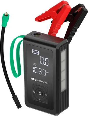 Produktbild von Green Cell CJSGC03 power bank Lithium-Ion (Li-Ion) 8000 mAh Black  Light Green