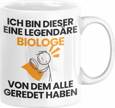 Produktbild von Biologe Geschenk Tasse Lustige Geschenkidee Geburtstag für Biologe Ich Bin Dieser Legendäre Biologe Von Dem Alle Geredet Haben Kaffee-Becher (Weiß)