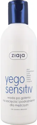 Zdjęcie produktu dla Ziaja Yego Sensitiv Woda po goleniu dla mężczyzn na zacięcia 200 ml
