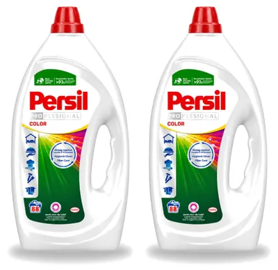 Produktbild von 2 x Persil Professional Color Gel Flüssigwaschmittel für Buntwäsche - Vorteilspackung - 2 Stücke
