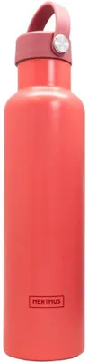 Productafbeelding van Nerthus dubbelwandige thermosfles, 750 ml, koraal