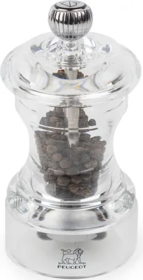 Produktbild von PEUGEOT Pfeffermühle BISTRO 10cm Acryl Transparent Stahlmahlwerk Manuell