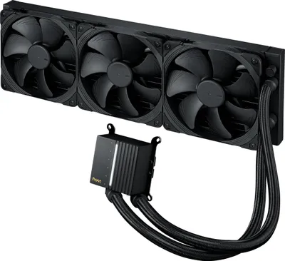 Produktbild von ASUS ProArt LC 420, All-in-One-Flüssigkeitskühler, 14 cm, 800 RPM, 2000 RPM, 182,5 m³/h, Schwarz