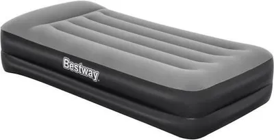Zdjęcie produktu dla Materac dmuchany Bestway Tritech 1-osobowy, 191x97x46 cm, z wbudowaną pompką elektryczną, z wbudowanym podgłówkiem