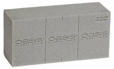 Produktbild von 20 OASIS® SEC Trockensteckschaum Ziegel für Trockenblumen 23 x 11 x 7,5 cm