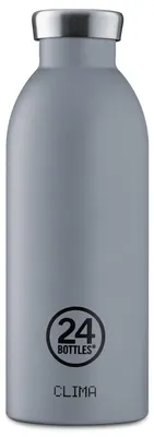 Image de 24Bottles Gourde en acier inoxydable Formal Grey 0,5 l, anti-fuite, pour boissons chaudes & froides