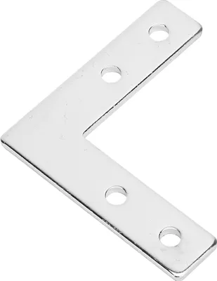 Imagen del producto de Placa de conexión para perfiles de aluminio, placa de conexión en forma de L, placa de conexión en forma de T, perfiles extruidos de aluminio 2020, elemento de fijación