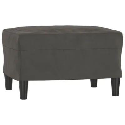 Produktbild von vidaXL Fußhocker Dunkelgrau 60x50x41 cm Samt