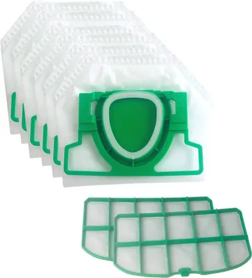 Produktbild von 6 Staubsaugerbeutel geeignet für Kobold VK200 inkl. 2 Motorfilter
