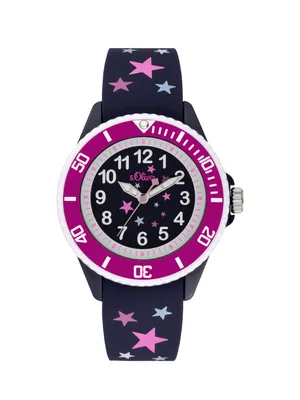 Image de S.Oliver SO-3926-PQ, montre-bracelet pour enfant, boîtier en plastique
