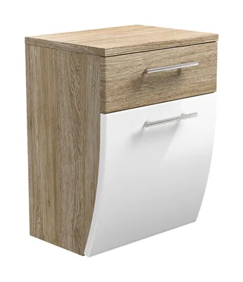 Produktbild von Posseik Unterschrank, sonoma-eiche-weiß, 40 cm
