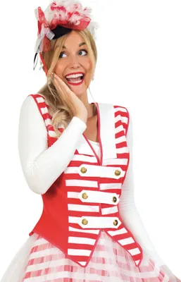 Produktbild von Damen Weste Köln Kölle Alaaf Rot Weiß Gr. 36 Karneval Fasching Party Halloween Cosplay