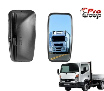 Image de Rétroviseur extérieur Rétroviseur Pour Nissan Cabstar 2005+ Camion 36x18cm E4