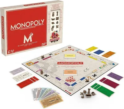 Imagen del producto de Juego B0622100 - Monopoly 80 Anos, juego de mesa familiar