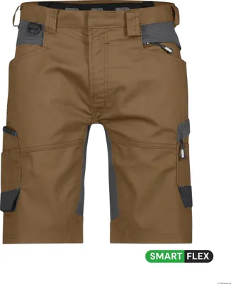 Immagine prodotto di Pantaloncini da lavoro DASSY® Axis con elastico LEHMBRAUN/ANTHRAZITGRAU taglia 53 lunghezza: STANDARD