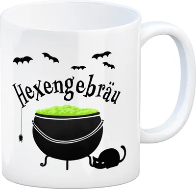 Produktbild von Hexengebräu Kaffeebecher für Halloween