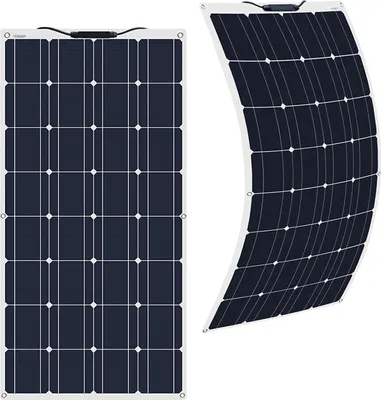 Produktbild von 400W Flexible Solarpanel-Kit Monokristallin Solarmodule 18V Solar Set für Wohnmobil Boot Camp