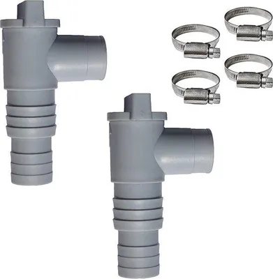 Image de Raccords de piscine pour tuyaux de 32 mm, raccords de piscine et adaptateurs pour tuyaux.