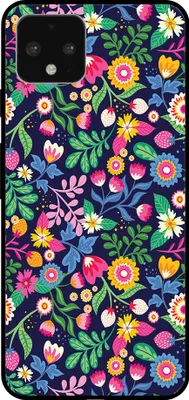 Produktbild von Handyhülle für Google Pixel 4 XL mit Blumendruck - TPU Backcover Case Flower Design