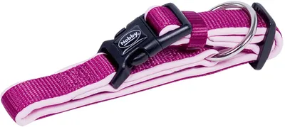 Obrázok produktu pre Nobby Classic Preno, Univerzálne, Štandardný obojok, Ružová, neoprén, Nylon, Jednofarebné, M-L