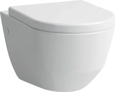 Obrázek produktu pro Laufen Pro nástěnné WC s bezokrajovou splachovací nádržkou, bílé, s LCC, 1 ks.