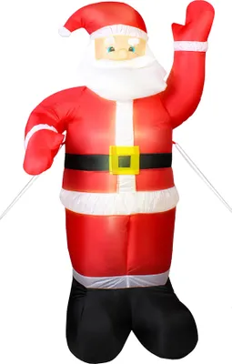 Produktbild von Weihnachtsmann Schneemann Aufblasbar LED beleuchtet XXL innen außen Weihnachtsdeko 22625, Muster:Weihnachtsmann