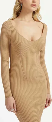 Produktbild von GUESS Damen Strickkleid Creme Größe L