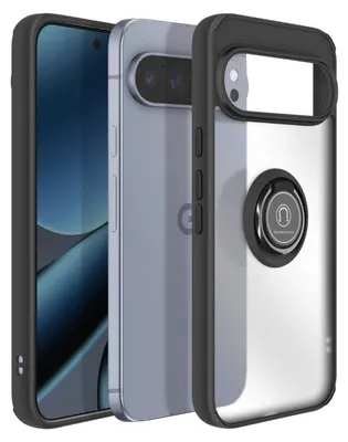 A collage of three images showing a phone case from different angles, including a phone inside the case.