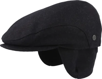 Produktbild von Bugatti uni Schiebermütze mit Ohrenschutz und Windstopper, blau, Gr. 65