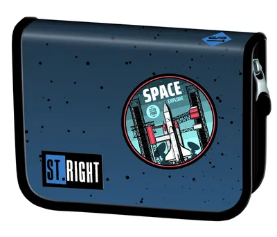 Produktbild von Federmäppchen mit zwei Klappen ohne Zubehör Nasa St.Right Majewski
