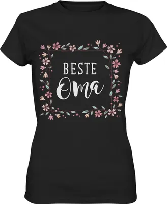 Produktbild von Beste Oma Damen Premium T-Shirt – Black / 3XL