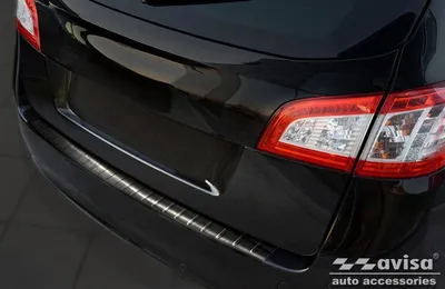 Zdjęcie produktu dla Osłona krawędzi bagażnika Peugeot 508 2011-2018 (kombi, ciemna, matowa)
