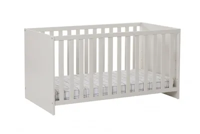 Produktbild von arthur berndt Babybett Essentials 70x140 cm – 4-fach höhenverstellbar, Schlupfsprossen