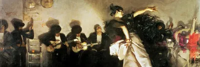 Zdjęcie produktu dla John Singer Sargent, odbitka artystyczna - El Jaleo, 1882 (53 x 158 cm)