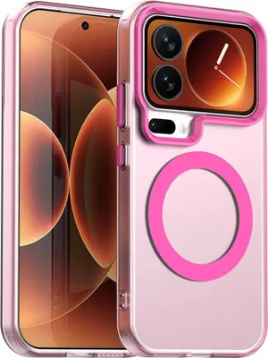 Obrázok produktu pre Pre Xiaomi 17 Pro Candy Design Magsafe Hybrid TPU Plastic Protective Case Pink