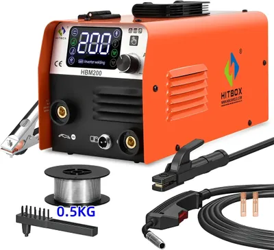 Obrázek produktu pro Svářečka HITBOX MIG, funkce 3 v 1, nastavitelný výkon, zástrčka 220 V EU