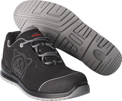 Produktbild von Mascot Sicherheitshalbschuh Footwear Classic F0210, Farbe:schwarz/hellgrau, Größe:42