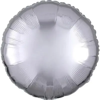 Image de Ballon en aluminium argenté métallisé, rond, en vrac, 43 cm - Amscan