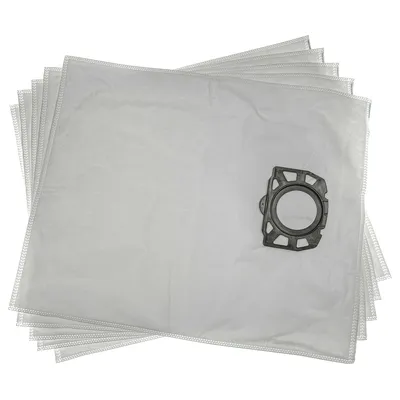 Produktbild von vhbw 5x Staubbeutel kompatibel mit Kärcher KA 40, KWD 1, MV 3, KWD 2, SE 4002, KWD 3 Serie, MV 2, SE 4001 Staubsauger - 45cm x 29cm Weiß