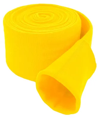 Bündchen Schlauchware gelb