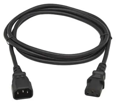Productafbeelding van EATON TRIPPLITE PDU-stroomkabel, C13 naar C14 - 10A, 250V, H05VV-F, 2 meter, zwart