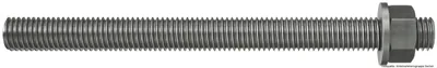 Produktbild von fischer Ankerstange FIS A M12 x 160 R nicht rostender Stahl, 10 Stück