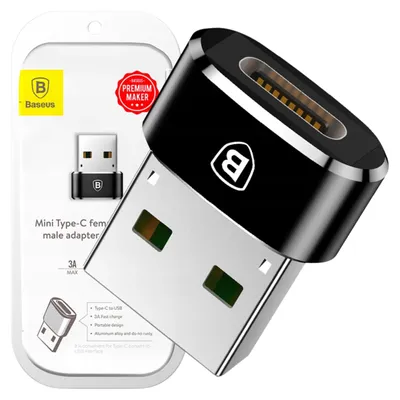 Obrázok produktu pre Baseus adaptér USB typu C na USB čierny