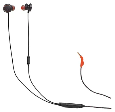 Imagen del producto de JBL Quantum 50, con cable, rango de frecuencia de 20 - 20000 Hz, para juegos, peso de 21,5 g, auriculares con micrófono, color